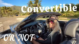 IS IT WORTH TO RENT CONVERTIBLE CAR IN HAWAII //OAHU TOUR// HAWAII TRAVEL GUIDE