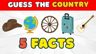 🌏🔎 "Global Guessing Game: Can You Guess the Country by 5 Facts? 🌍💡"