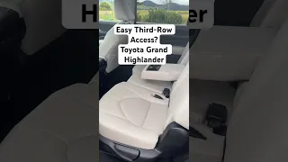 Easy Third-Row Access? Toyota Grand Highlander