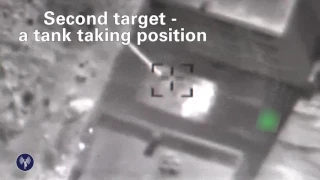 Удар ВВС ЦАХАЛа по танкам в Сирии
