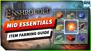 Enshrouded ULTIMATE Mid & End Zone Item Farming Guide - All Locations & Best Upgrades