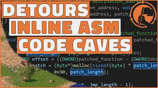 Function hooking, detours, inline asm & code caves [Game Hacking 101]