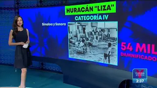 Huracán "Liza"; uno de los más catastróficos de México | Noticias con Yuriria Sierra