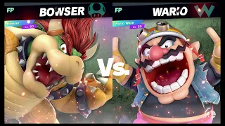 Super Smash Bros Ultimate Amiibo Fights   Request #9030 Bowser vs Wario