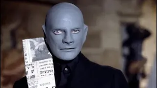 Fantômas. Film de 1964. (André Hunebelle). Fantômas enlève le journaliste Jérôme Fandor.