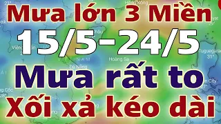 Dự báo thời tiết mới nhất hôm nay và ngày mai 16/5/2024 | thời tiết 7 ngày tới | tin bão mới nhất