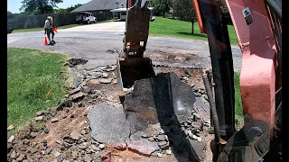 Ripping out Asphalt Driveway #81