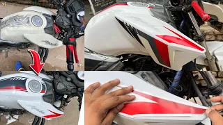 Changing Old Apache RTR 160 BodyGraphic Sticker | BS6New Model | RAZ ART MODIFICATION #modified