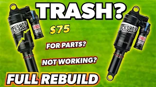 BROKEN Rockshox Monarch Plus RC3 Rebuild 100 Hour Service