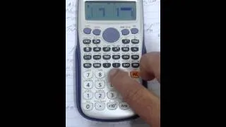 Matrix Multiplication In a casio fx-570ES PLUS