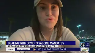 Woman claims she lost her job after refusing COVID-19 vaccine; legal expert weighs in on employee ri