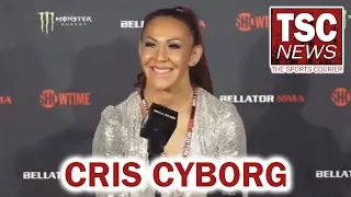 Cris Cyborg on Leslie Smith Rematch at Bellator 259 on Showtime