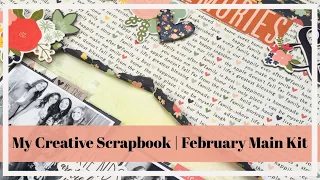 My Creative Scrapbook Kit Club | February Main Kit