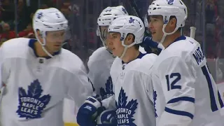 van Riemsdyk and Marner score 18 seconds apart to put the Maple Leafs ahead