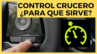 Control CRUCERO ¿Cómo se usa? ¿Para que SIRVE?