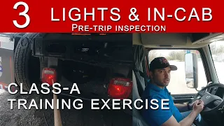 PASS Your Class A CDL Pre Trip Inspection EXAM With Ease (LIGHTS AND IN-CAB PTI)