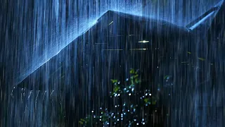 Pioggia sul Tetto - Addio Stress per Addormentarsi Rapidamente con Forti Piogge e Tuoni sul Tetto