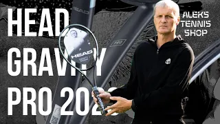 Теннисная ракетка Head Gravity Pro 2023 Racket. Высокий комфорт и хирургическая точность