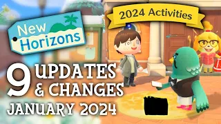 Animal Crossing New Horizons - 10 UPDATES & CHANGES in January 2024 (New Activities)