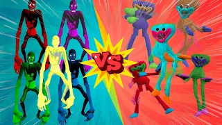 SCP-096s VS HUGGY WUGGYS ALL COLORS (Poppy Playtime vs SCP Foundation)