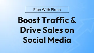 How to Boost Traffic and Drive Sales on Social Media Webinar