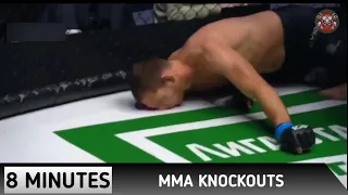 8 Minutes of Top 50 MMA knockouts
