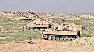 M109A6 Paladin Self Propelled Howitzer In Action #191