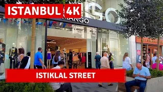 Istiklal Street The ‌Beating Heart Of The Istanbul| 20 September 2022 Walking Tour|4k UHD 60fps