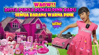 DISTA PUNYA RUMAH SERBA PINK😍!! FULL MAINAN PINK JUGA !! #viralvideos