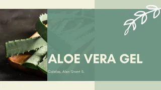 How to make Aloe Vera gel - DDS LAB Homemade semisolid preparations
