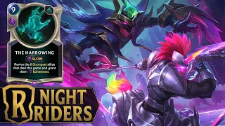 Night Riders - Nocturne & Hecarim Nightfall Deck - Legends of Runeterra A Curious Journey Gameplay