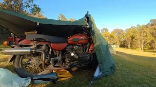 Ural Motorcycle Ride to Ghost Town camping at Yerranderie Part 2