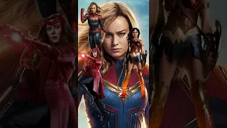 Captain Marvel & Scarlet Witch vs Marvel & Dc #marvelvsdc