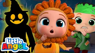 Don't Be Afraid Of Monsters! | Halloween Song | Little Angel Kids Songs & Nursery Rhymes