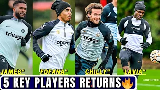 Fofana, James Chilwell And Enzo! Chelsea 5 Key Players Return To Training Ahead Of Nottingham Forest