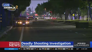 Deadly shooting investigation underway in Carson