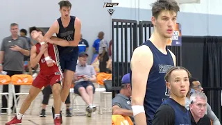 WORLD'S TALLEST TEENAGER GOT PHYSICAL in HEATED GAME!! 7'6 Olivier Rioux LEADS Comeback at Adidas!