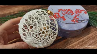 Новогодний ШАР крючком / Christmas BALL crochet