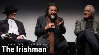 Martin Scorsese, Robert De Niro, Al Pacino & Joe Pesci on The Irishman | NYFF57