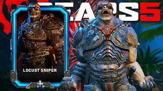 FREE FOR ALL 8- PLAYER RANKED | LOCUST SNIPER | 1080p 60fps | Gears Of War 5 (XBOX SERIES X|S)