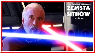 Anakin i Obi-Wan vs Hrabia Dooku - Ponowne starcie | Gwiezdne Wojny: Zemsta Sithów (2005)