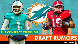 Dolphins Rumors: Tua Tagovailoa SOUNDS OFF On Contract Talks + Draft Brock Bowers Or Tyler Guyton?