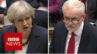 PMQs: May and Corbyn set out election 'choices' - BBC News