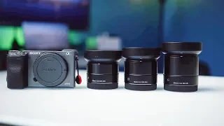 Three Sigma Lenses for Your Sony a6000 (APS-C) | Initial Impressions