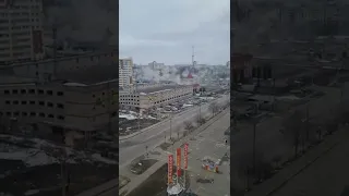 Массовая бомбежка в Харькове!