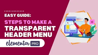 Create a Transparent Header Menu in Elementor