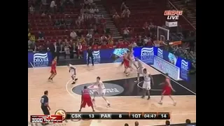 2010 KK Partizan (Serbia) - CSKA (Moscow) 88-90 Basketball EuroLeague, Final 4, match for 3rd place.