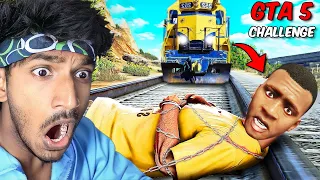 CAN I STOP TRAIN in GTA 5 - GTA 5 Challenges - PART 2 (தமிழ்) - Sharp Tamil Gaming