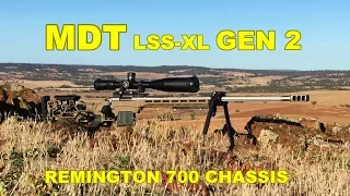 MDT LSS XL Gen2 Chassis look over and shots with 308 at 1720yards