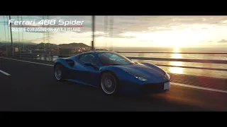 Ferrari 488 Spider | SEASIDE CRUISING ON AWAJI ISLAND [Cinematic 4K] Maturi JAPAN